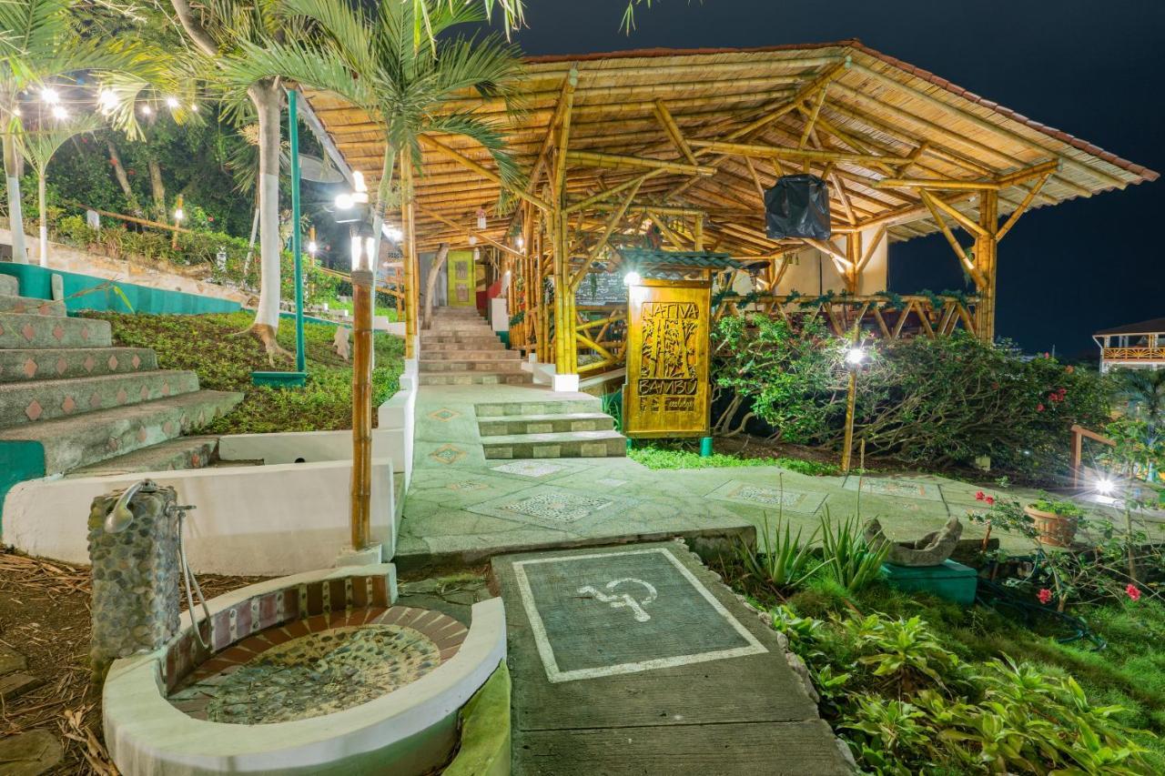 Nativa Bambu Ecolodge Montañita Exteriör bild